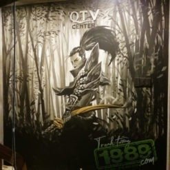 vẽ trang trí tường gaming QTV center-b