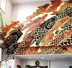 vẽ tranh tường quán trà sữa-ab