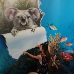 vẽ tranh tường 3d-ae