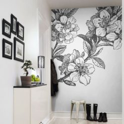 vẽ tranh tường phòng khách đẹp-ar