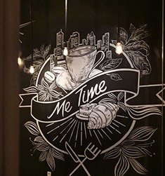 vẽ tranh tường quán cafe đẹp-aq