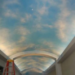 vẽ trần nhà mây trời-a