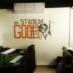 vẽ trang trí tường QTV stadium-b