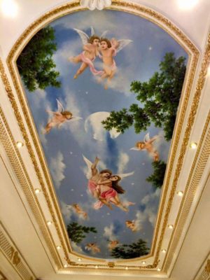 vẽ trần nhà thiên thần-a