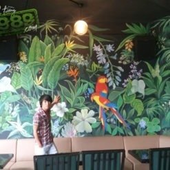 Ve Tranh Tuong Quan Cafe 1