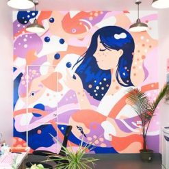 Ve Tranh Tuong Quan Cafe 10