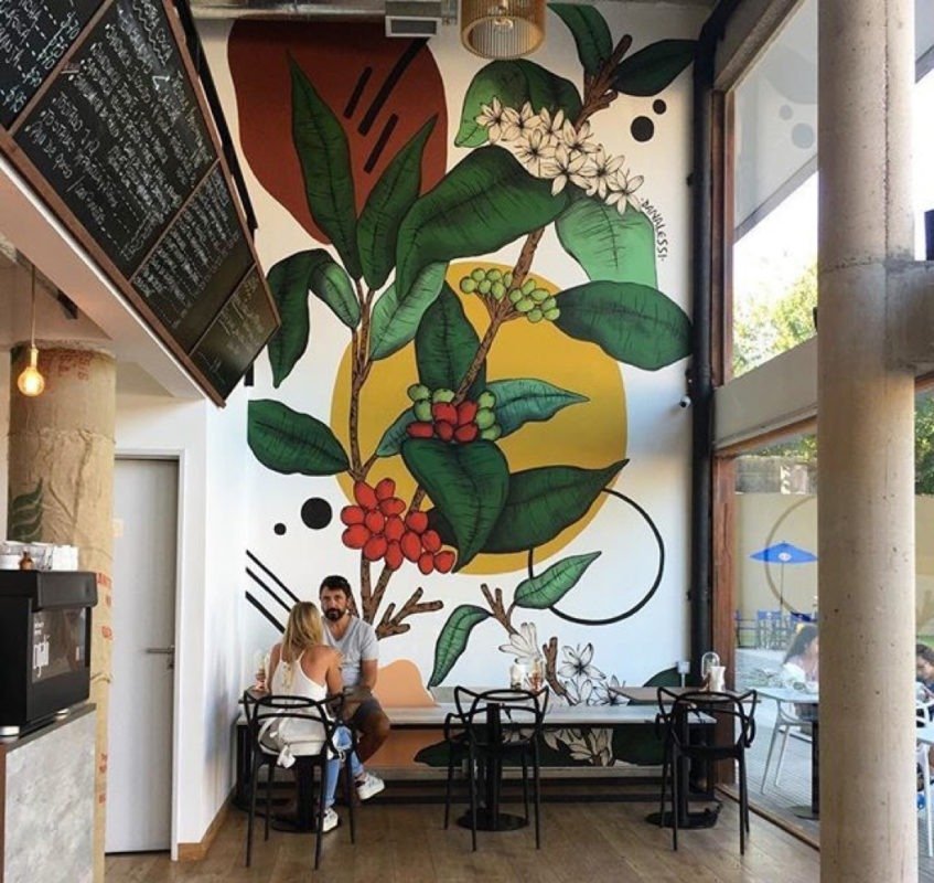 Ve Tranh Tuong Quan Cafe 7