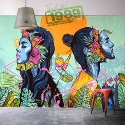 Ve Tranh Tuong Quan Cafe 8