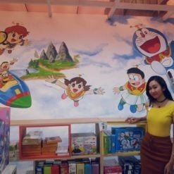Vẽ Tranh Tường 3d Cho Bé.a