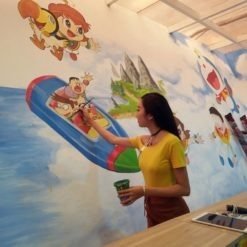 Vẽ Tường Mầm Non.a