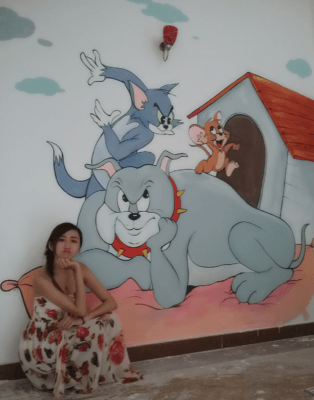 Vẽ Tường Mầm Non.b