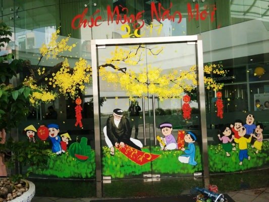 Tranh Kính Tết 2017