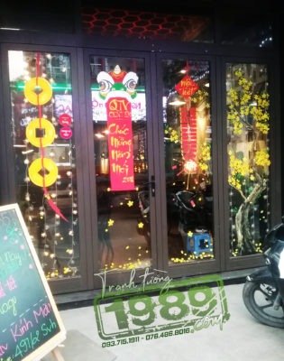 Vẽ Kính Tết 2018