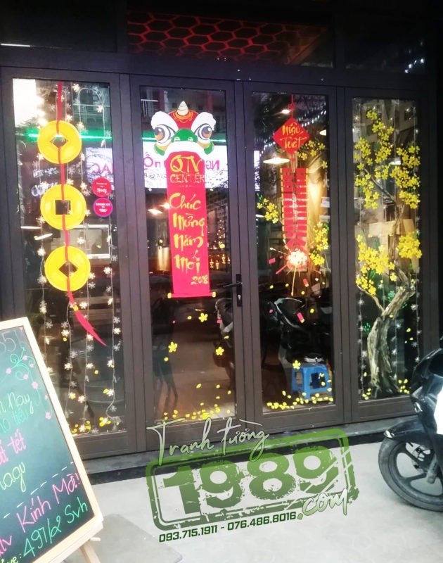 Vẽ Kính Tết 2018