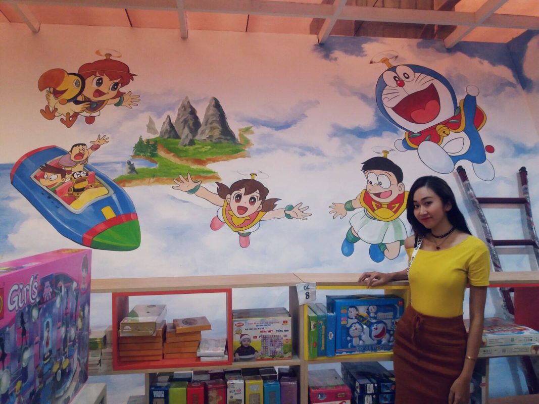 Vẽ Tranh Tường 3d Cho Bé.a