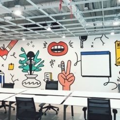 Vẽ Tranh Tường 3d Văn Phòng E