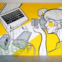 Vẽ Tranh Tường 3d Văn Phòng.c