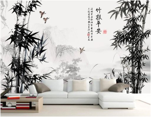 Peinture à L Encre De Chine Peinture A Lencre De Chine En Noir Et Blanc Paysage