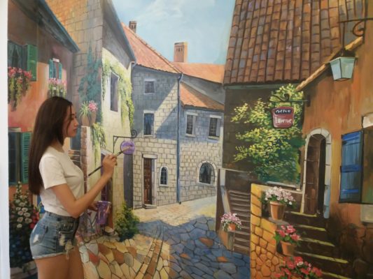 Vẽ Tranh Tường đẹpd