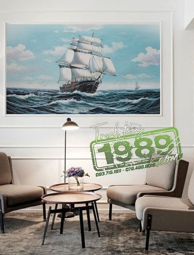 Vẽ Tường Thuyền Buồm B