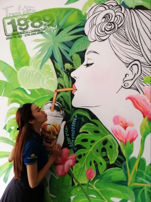 Vẽ Tường Trà Sữa T