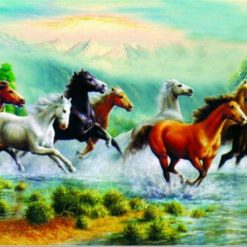 Tranh Phong Thủy Bách Mã đồ A