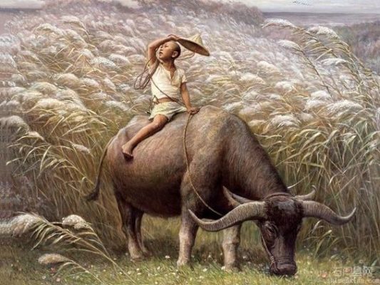 Tranh Tuổi Sửu Q