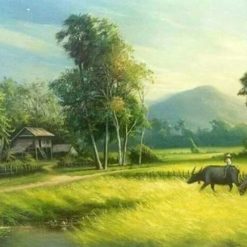 Tranh phong thủy Tuổi Sửu R