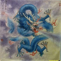 Vẽ Tranh Rồng Xanh Lam E