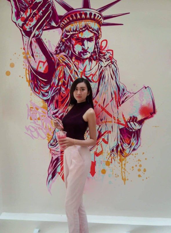 Vẽ Tường Nữ Thần Tự Do