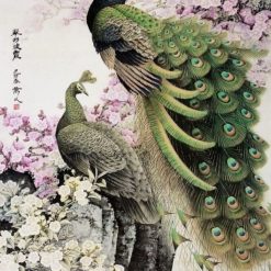 Tranh Phong Thủy Phượng Hoàng Song Phi W