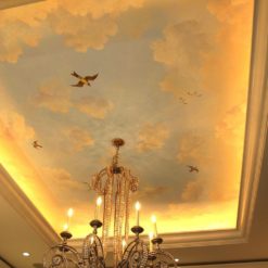 Vẽ Trần Mây Lên đèn 3d