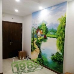 Vẽ Phong Cảnh Căn Hộ Him Lam Phú An 1