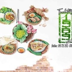 Vẽ Tranh Tường Món ăn 1