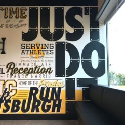 Vẽ Tường Sảnh Chờ Văn Phòng Công Ty (2)