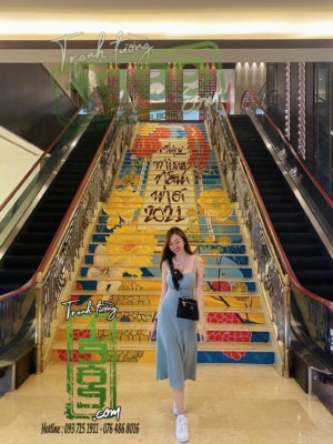 Vẽ Tranh Tường Cầu Thang Sheraton 2021 1