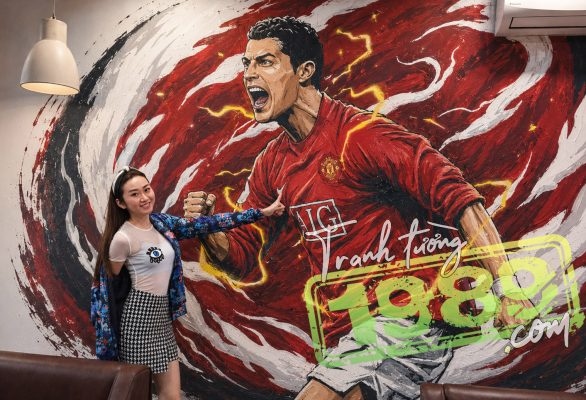 Ve Tranh Tuong Cr7 Mu