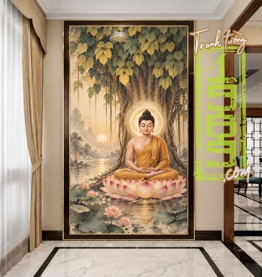 Tranh Tuong Phat Thich Ca Duoi Cay Bo De 12
